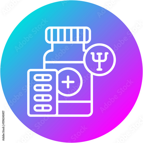 Psychotropic Medication Icon