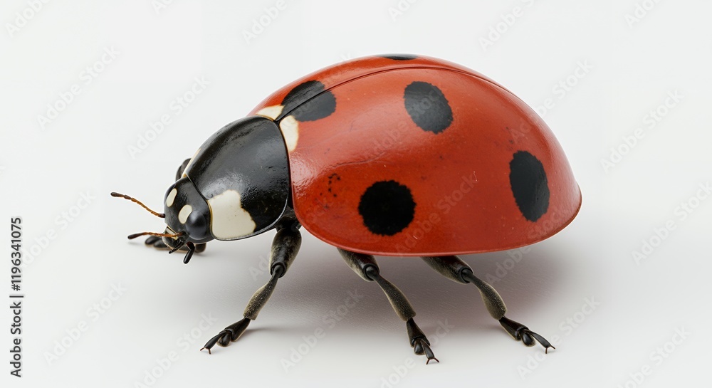 Detailed Closeup of a Red Ladybug Insect Spectacular Nature Photography Vivid Colors High Quality Image Detailed Closeup of a Red Ladybug Insect Spectacular Nature Photography Vivid Colors High Quality Image