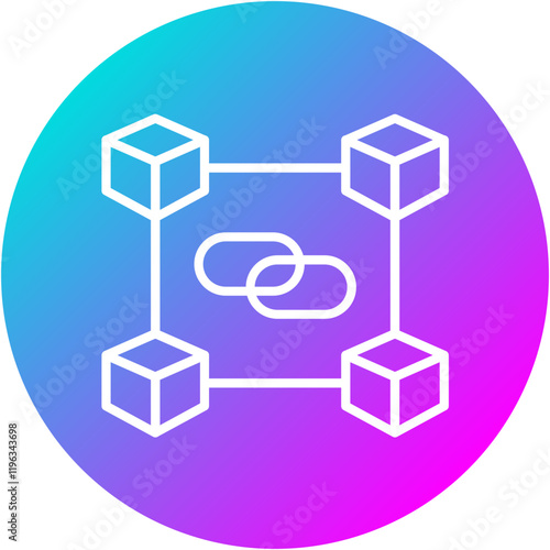 Blockchain Protocol Icon