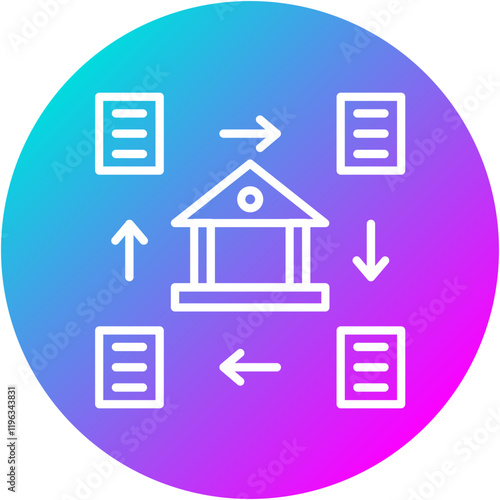 Distributed Ledger Icon