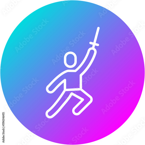 Fencing Warm Up Icon