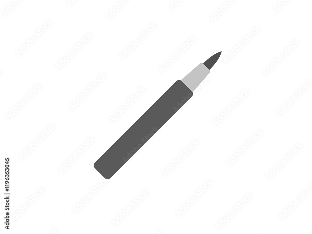 アイライナーのアイコンのイラスト アイライナーのアイコンのイラスト