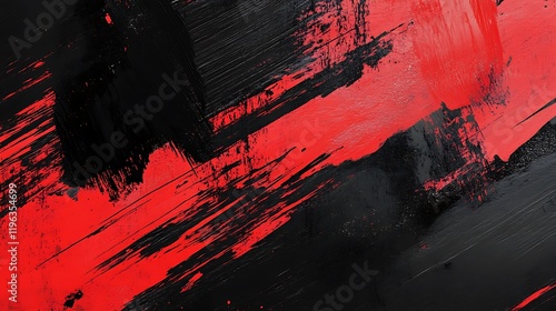 Red black paint strokes texture background design
