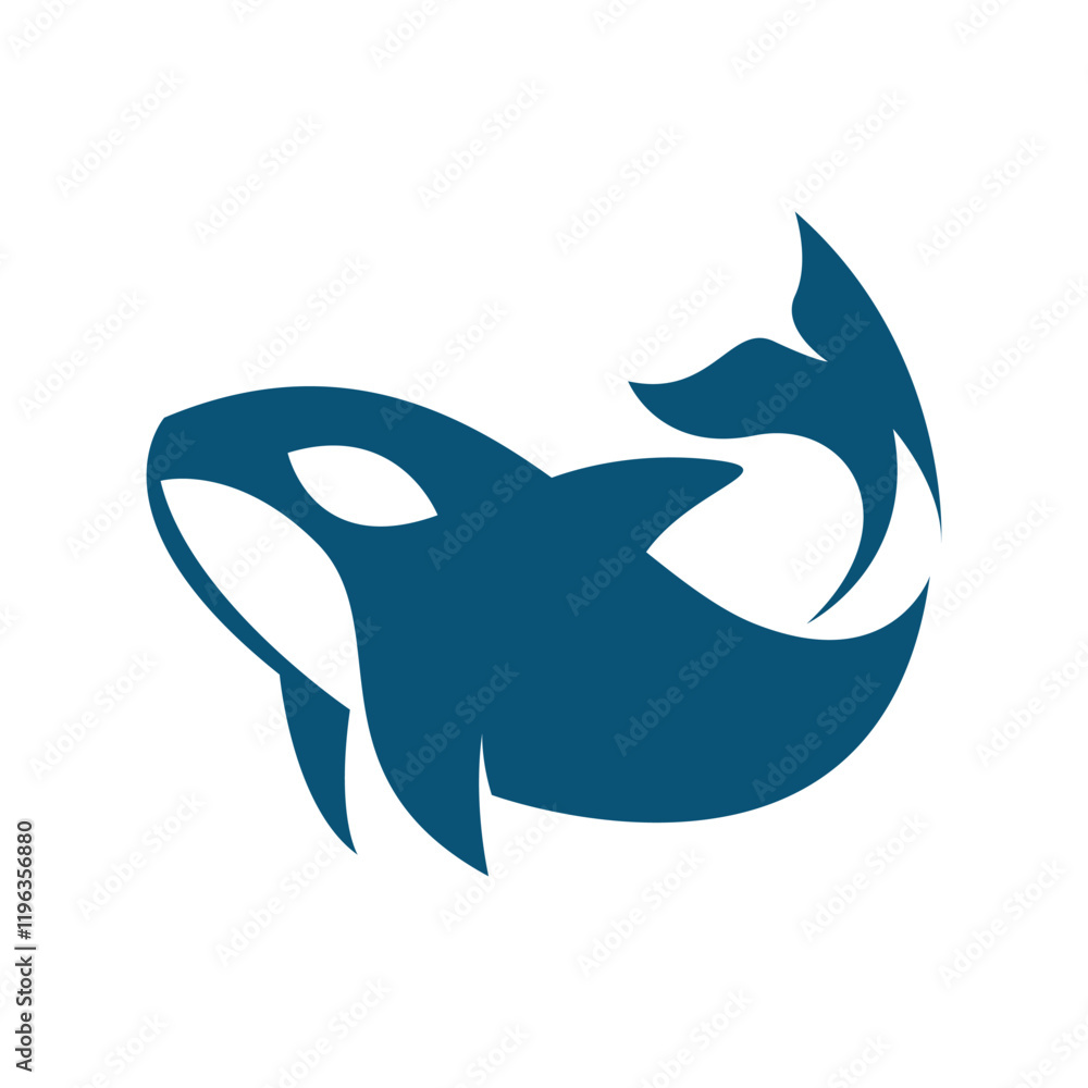 Orca logo icon design