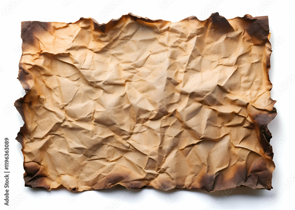 Grunge background. Crumpled and burned paper texture Grunge background. Crumpled and burned paper texture