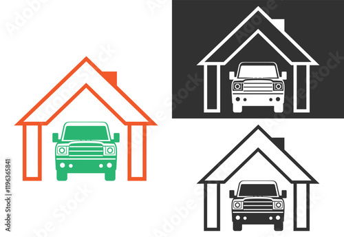 microbus logo vector illustration