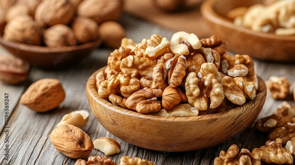 An ample supply of carbohydrates as well as nuts