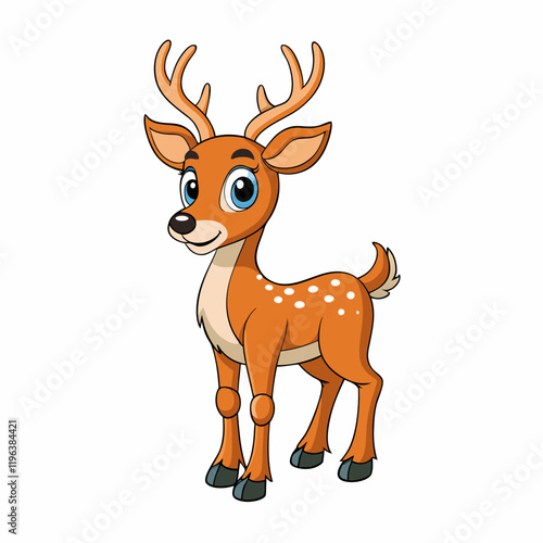 deer cartoon vector