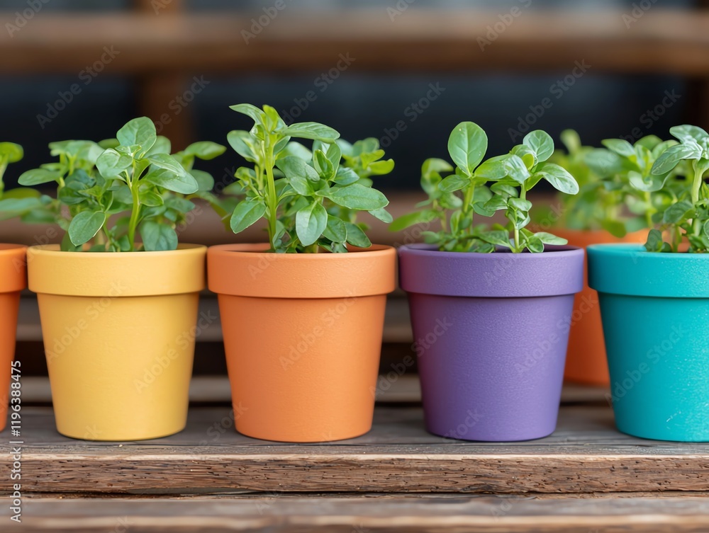 Compostable seed starter packs, vibrant colors, eco-gardening aesthetic Compostable seed starter packs, vibrant colors, eco-gardening aesthetic