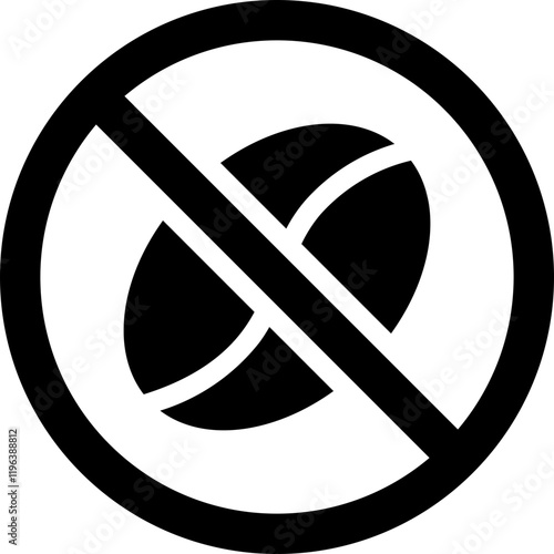 No Caffeine Glyph Icon