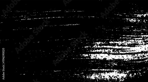 Snow, stars, twinkling lights, rain drops on black background. Abstract vector noise. Small particles of debris and dust. Distressed uneven grunge texture overlay.
