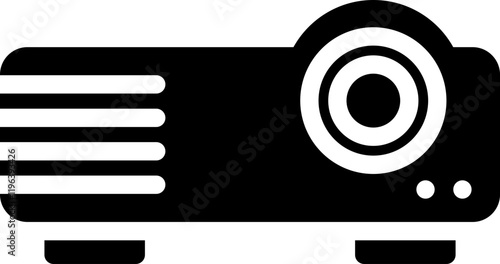 Projector Glyph Icon