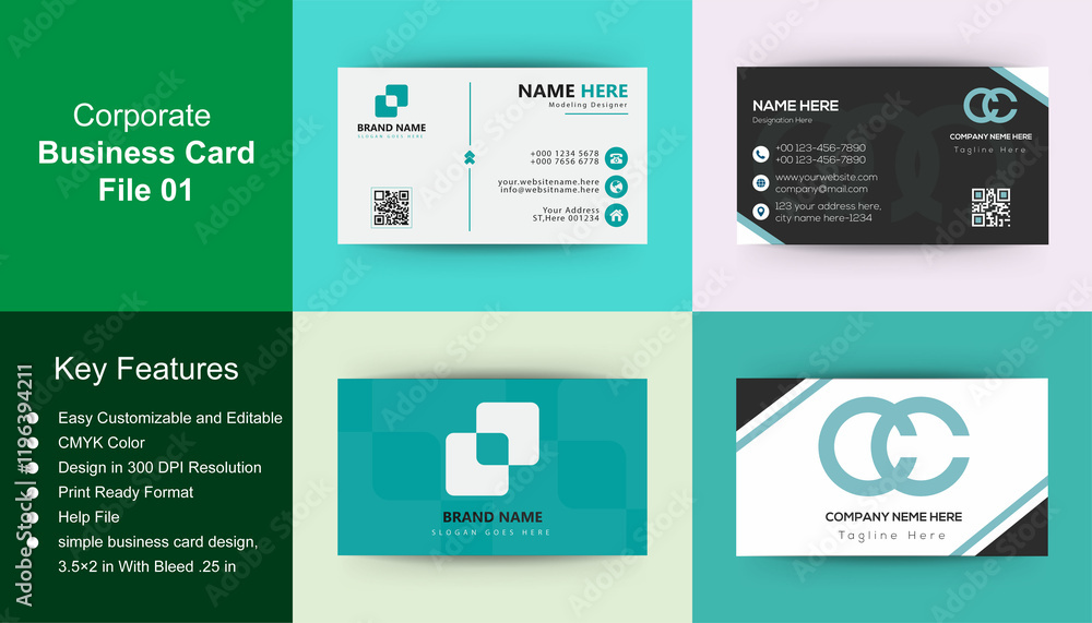 Minimal Individual Business Card Print Ready Minimal Individual Business Card Print Ready