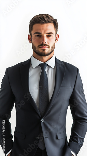 close-up of well-dressed man