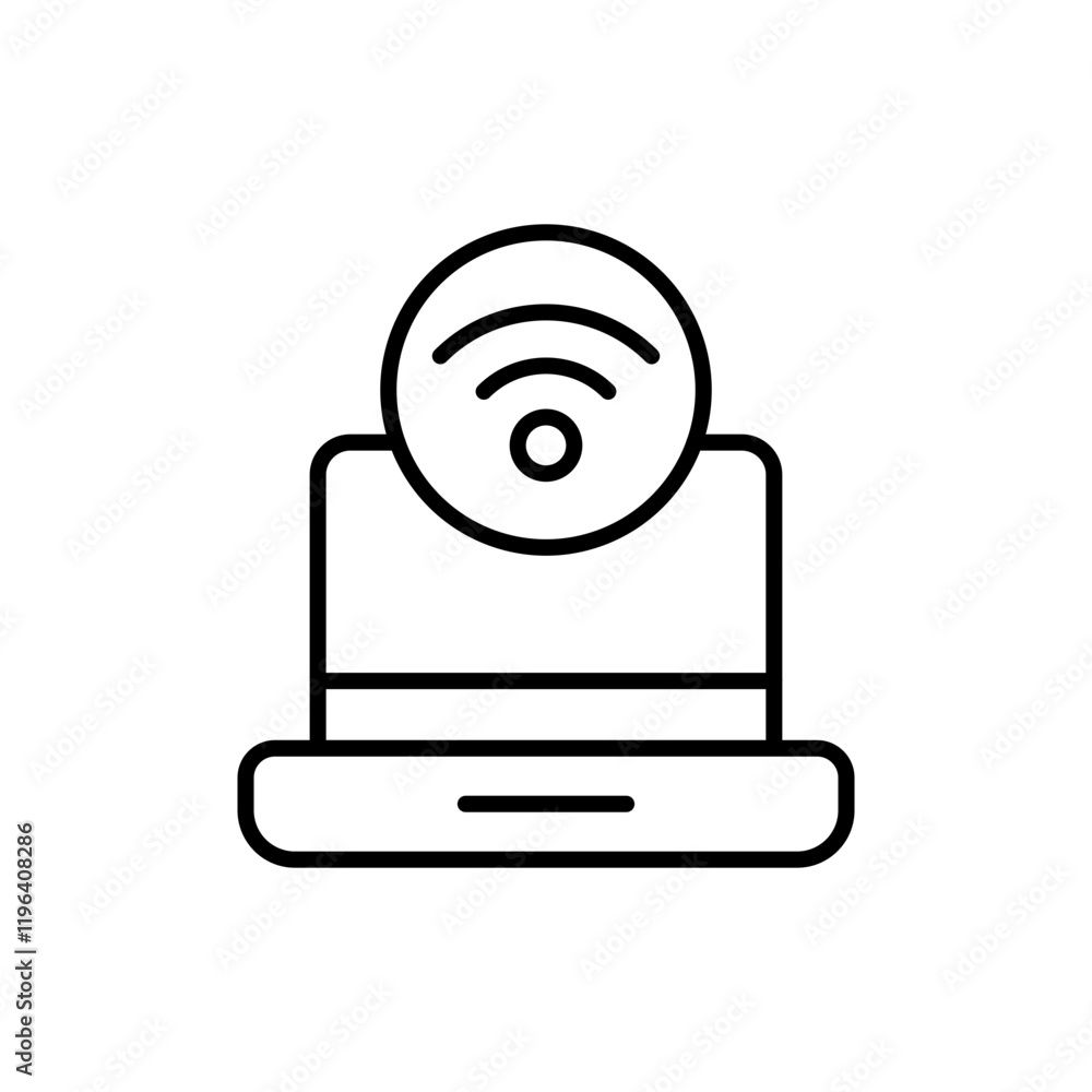 Remote device outline icons, minimalist vector illustration ,simple transparent graphic element .Isolated on white background Remote device outline icons, minimalist vector illustration ,simple transparent graphic element .Isolated on white background