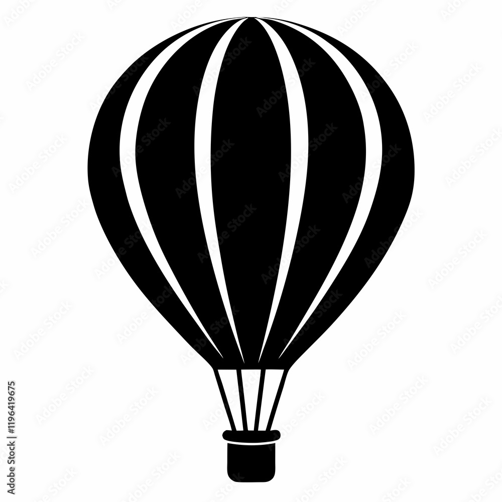 Fototapeta premium Hot Air Balloon Shadows Art