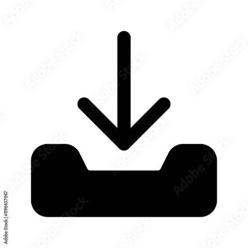 download glyph icon