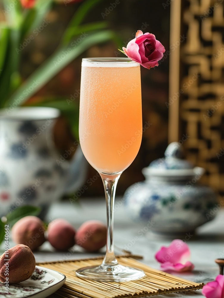 lychee and rose sparkling tea cocktail chinese drinks lychee and rose sparkling tea cocktail chinese drinks