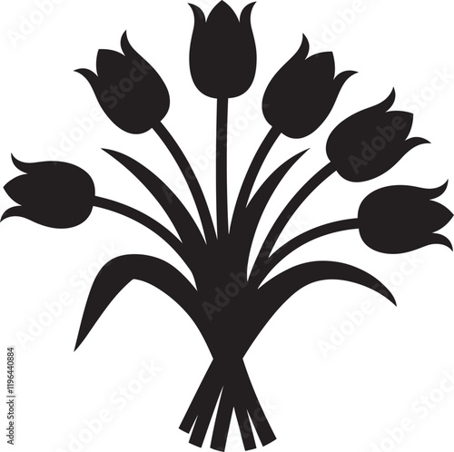 Tulip flower bouquet
