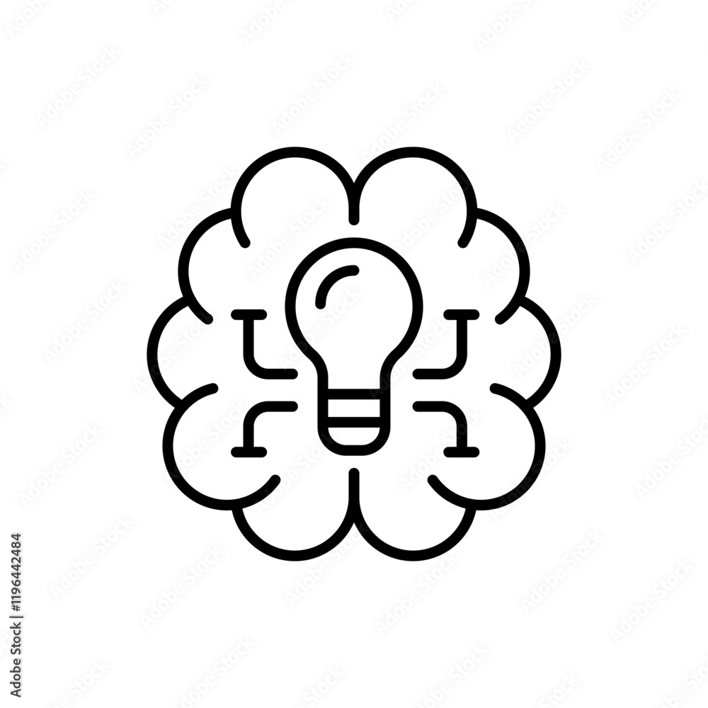 Neuroscience outline icons, minimalist vector illustration ,simple transparent graphic element .Isolated on white background Neuroscience outline icons, minimalist vector illustration ,simple transparent graphic element .Isolated on white background