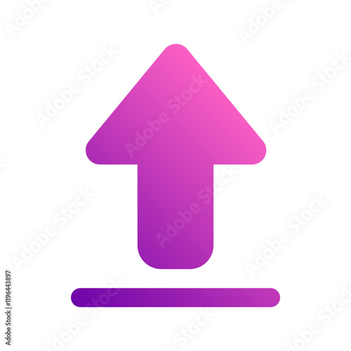 upload gradient icon