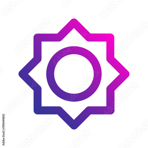 brightness gradient icon