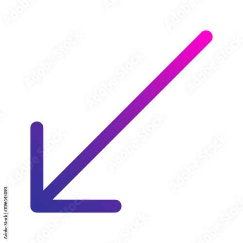 incoming call gradient icon