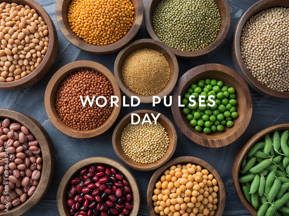 Fototapeta premium World Pulses Day - Celebrating the Power of Nutritious Legumes