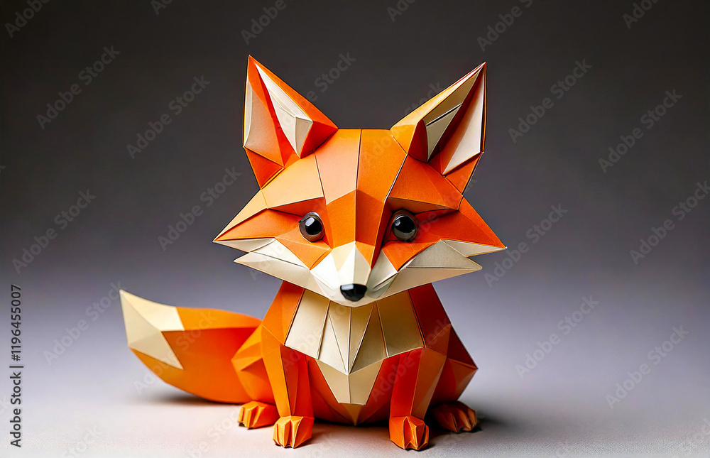 super cute Origami animals – fox