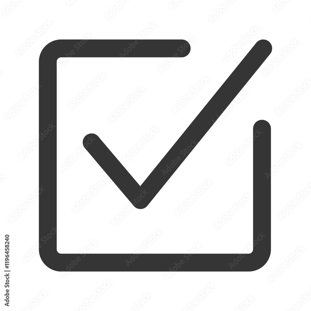 checked outline fill icon checked outline fill icon