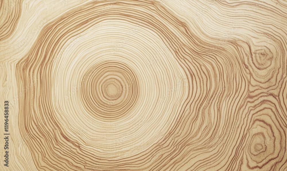 The annual ring circle at the center of the tree The annual ring circle at the center of the tree