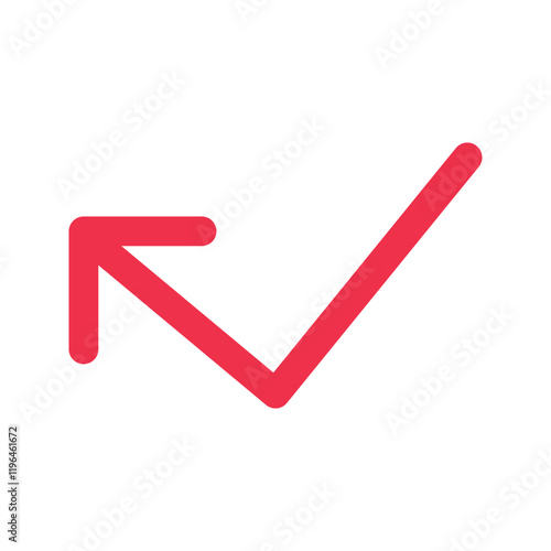 missed call outline fill icon