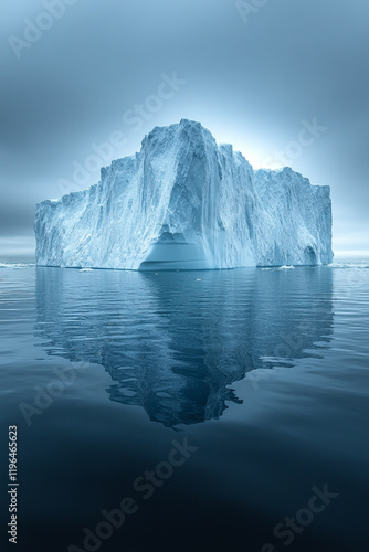 Wallpaper Mural Majestic Iceberg Reflection In Calm Arctic Waters Torontodigital.ca