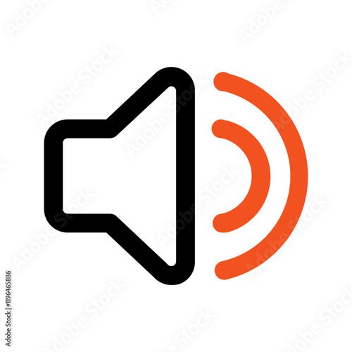 volume line color icon
