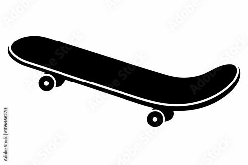 Skateboard Line Art Series