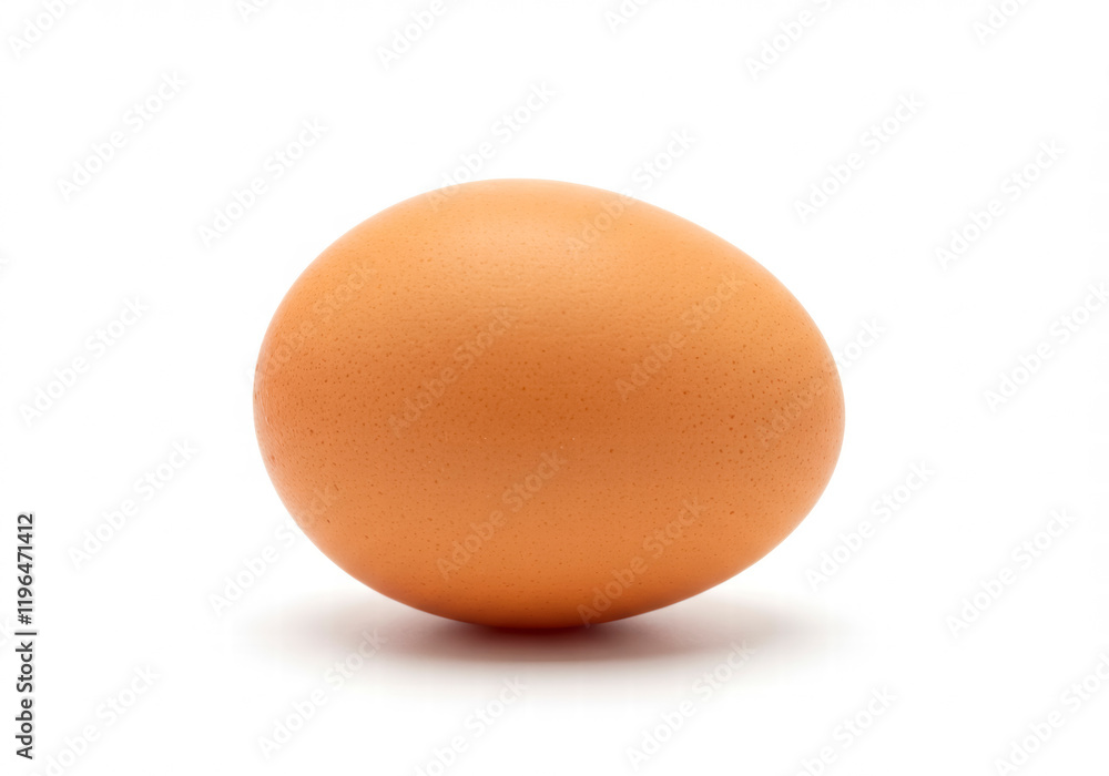 Single chicken egg isolated on a clean white background Single chicken egg isolated on a clean white background