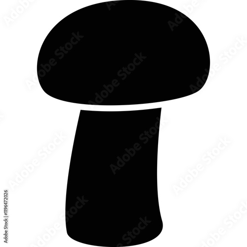 Simple vector icon mushroom
