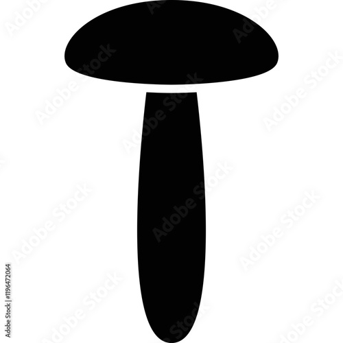 Simple vector icon mushroom