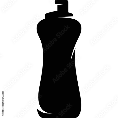 Simple vector icon sports bottle