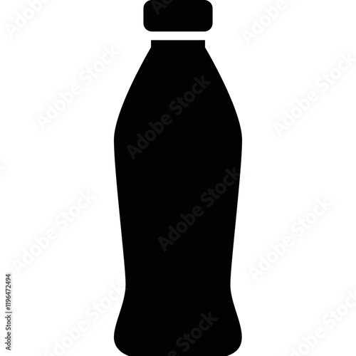 Simple vector icon bottle