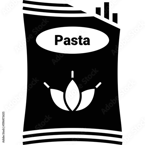 Simple vector icon pasta
