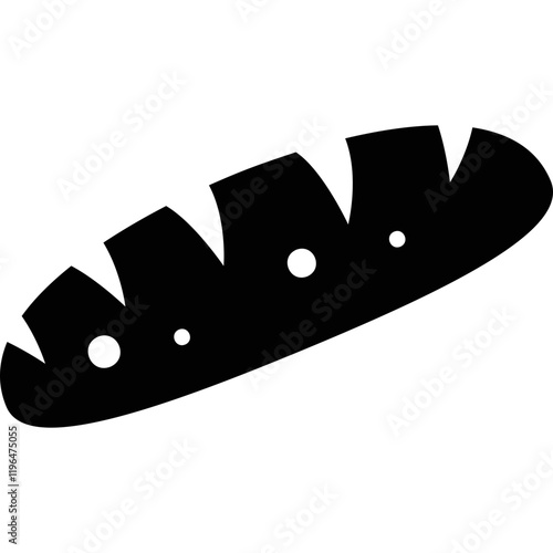 Simple vector icon bread