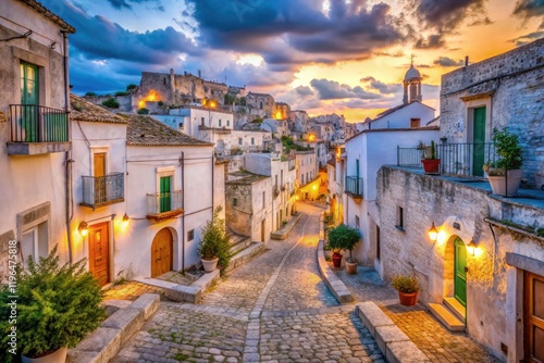 Minervino Murge Puglia Italy Architecture Photography: Historic Buildings, Stone Houses, Charming Streets, Whitewashed Walls, Picturesque Views, Italian Landscape photo