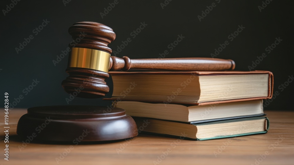Wooden gavel and stacked books with a vibrant rainbow bookmark on a rustic wood table, highlighting law and justice for LGBTQ equality. Wooden gavel and stacked books with a vibrant rainbow bookmark on a rustic wood table, highlighting law and justice for LGBTQ equality.