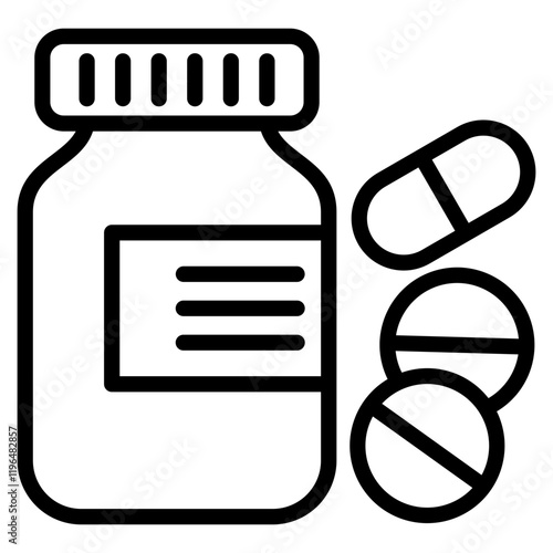 Prescription Bottle Icon