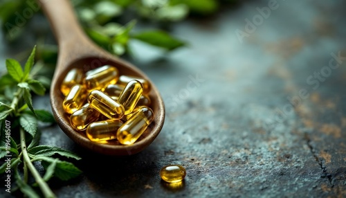 Wallpaper Mural Fish oil supplement capsules targeted at weight loss, emphasizing progress in herbal medicine and health innovation Torontodigital.ca