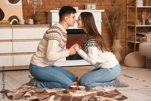 Loving young happy couple w...