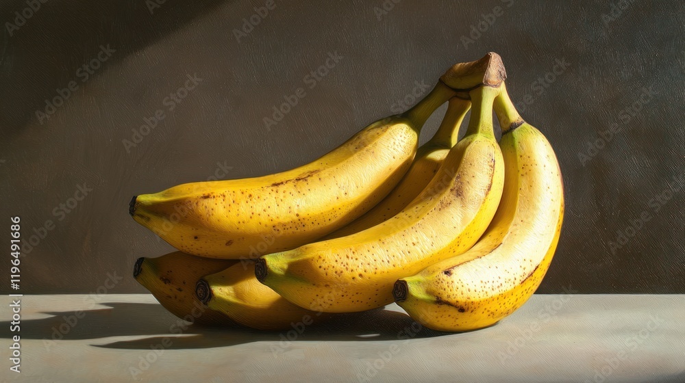 Still Life with Bananas: A Study in Light and Shadow Still Life with Bananas: A Study in Light and Shadow