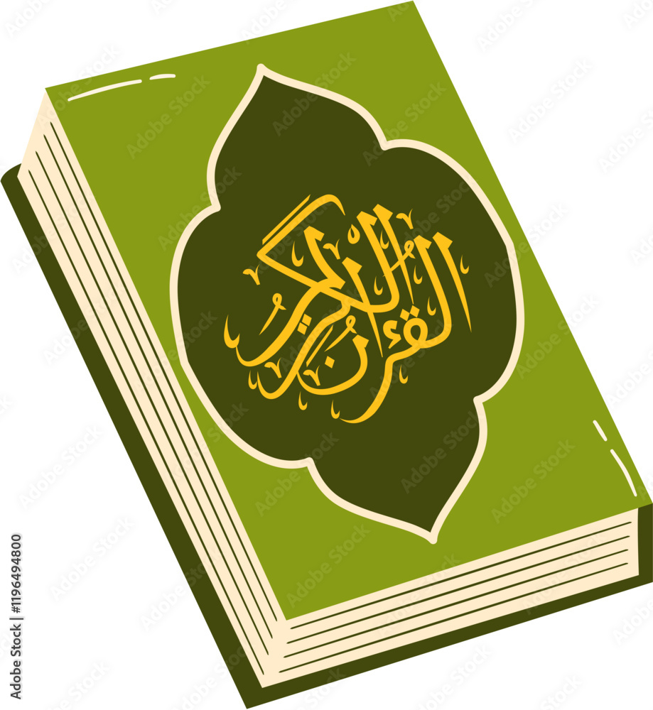Islamic Doodle Vector, Al Quran Illustration Islamic Doodle Vector, Al Quran Illustration