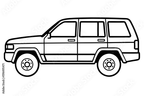 Modern SUV Linework Design